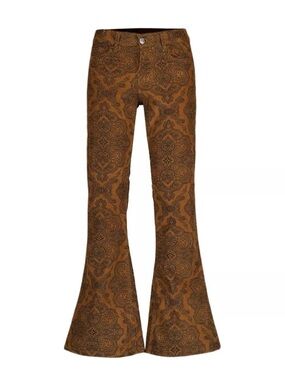 MADCAP RETRO 60s 70s PAISLEY PRINT FLARES BELLBOTTOM BELL BOTTOM CORDS
